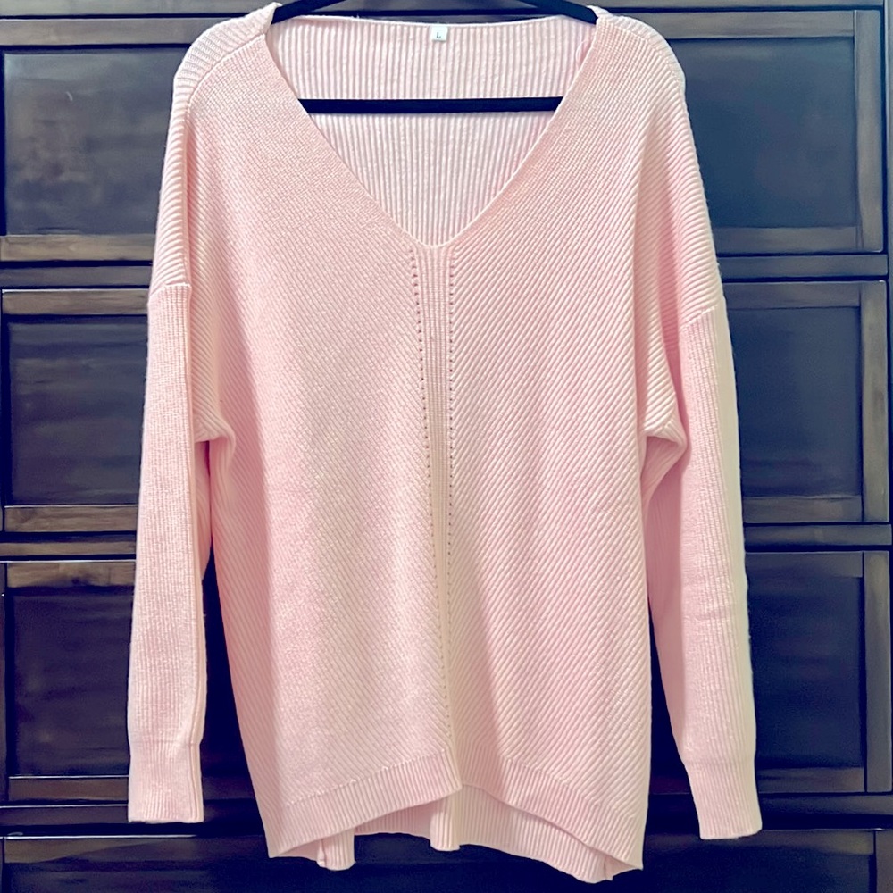 Pink sweater
